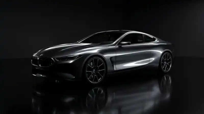 Grand touring coupe under studio light, flawless finish