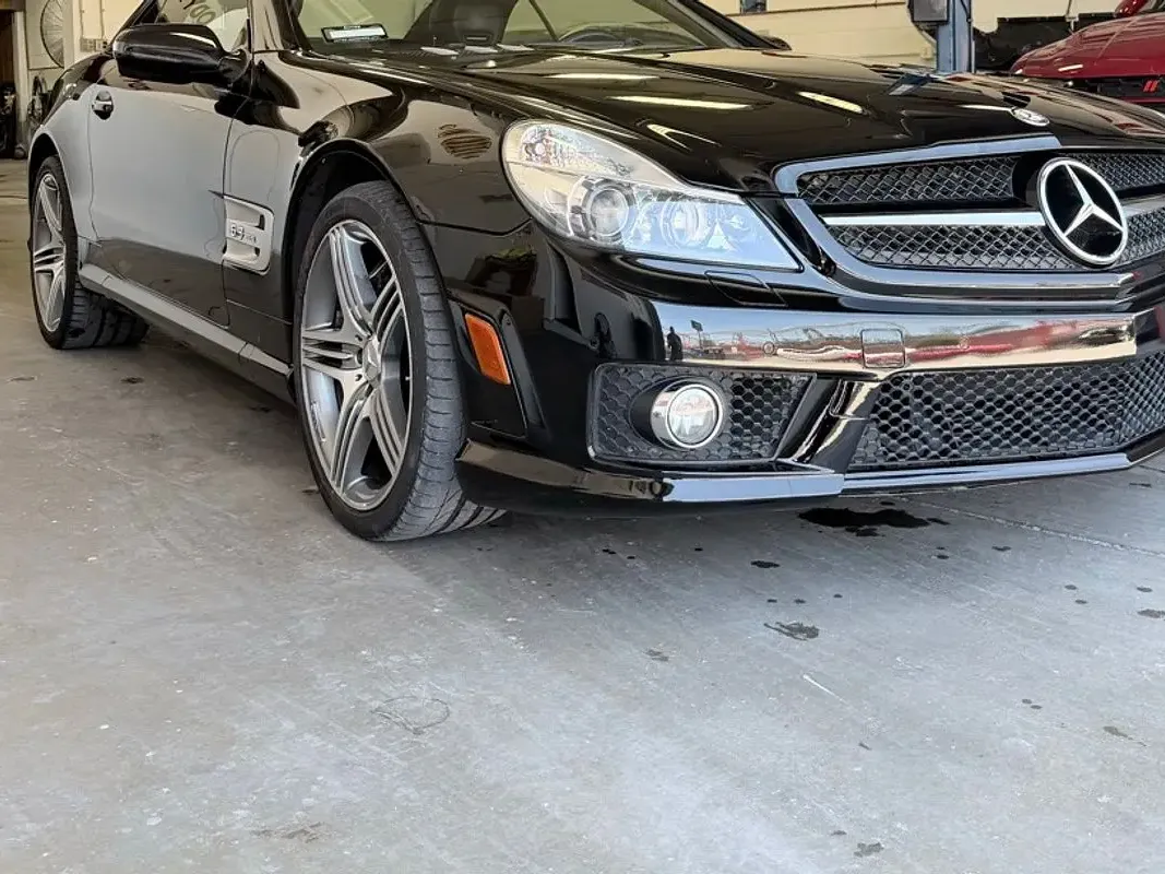The same Mercedes-Benz after repair at F1 Collision, Van Nuys