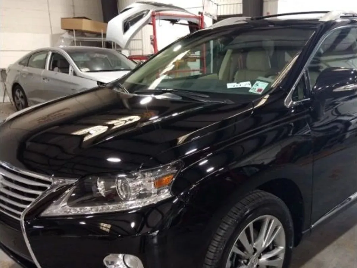 The same Lexus RX after repair at F1 Collision, Van Nuys